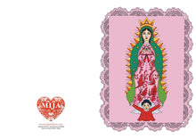 Load image into Gallery viewer, Virgen de Guadalupe Rosa Card